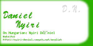 daniel nyiri business card